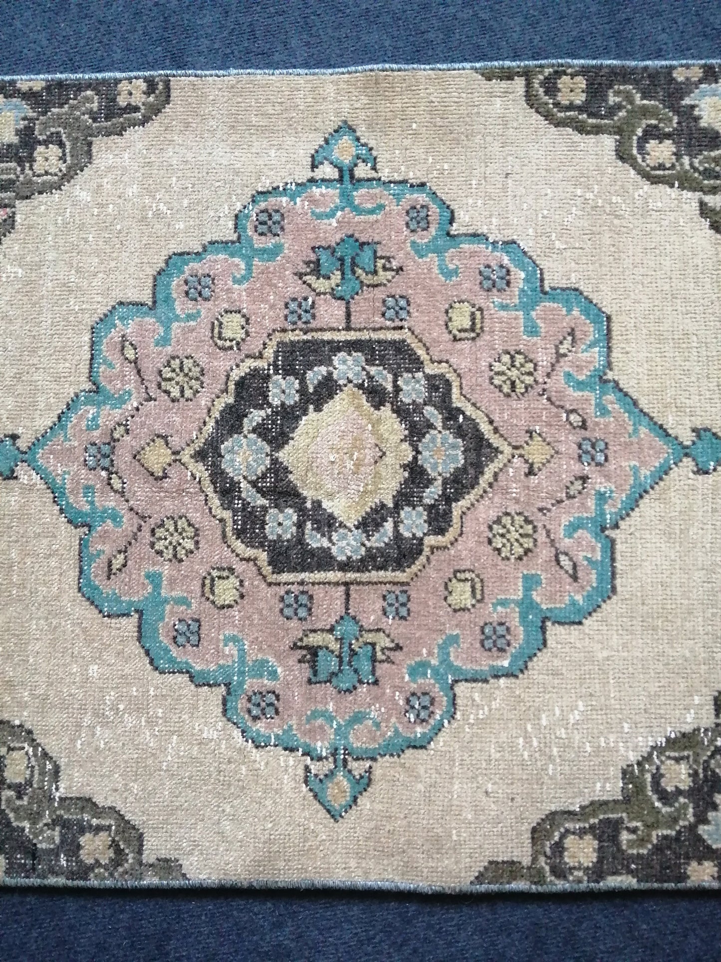 2.6 x 12.9Turkish Runner Oushak Runner Rug Rug Vintage Runner Rug Hallway Runner Rug Kitchen Runner Rug Wool Runner Rug