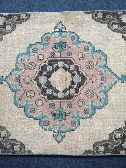 2.6 x 12.9Turkish Runner Oushak Runner Rug Rug Vintage Runner Rug Hallway Runner Rug Kitchen Runner Rug Wool Runner Rug