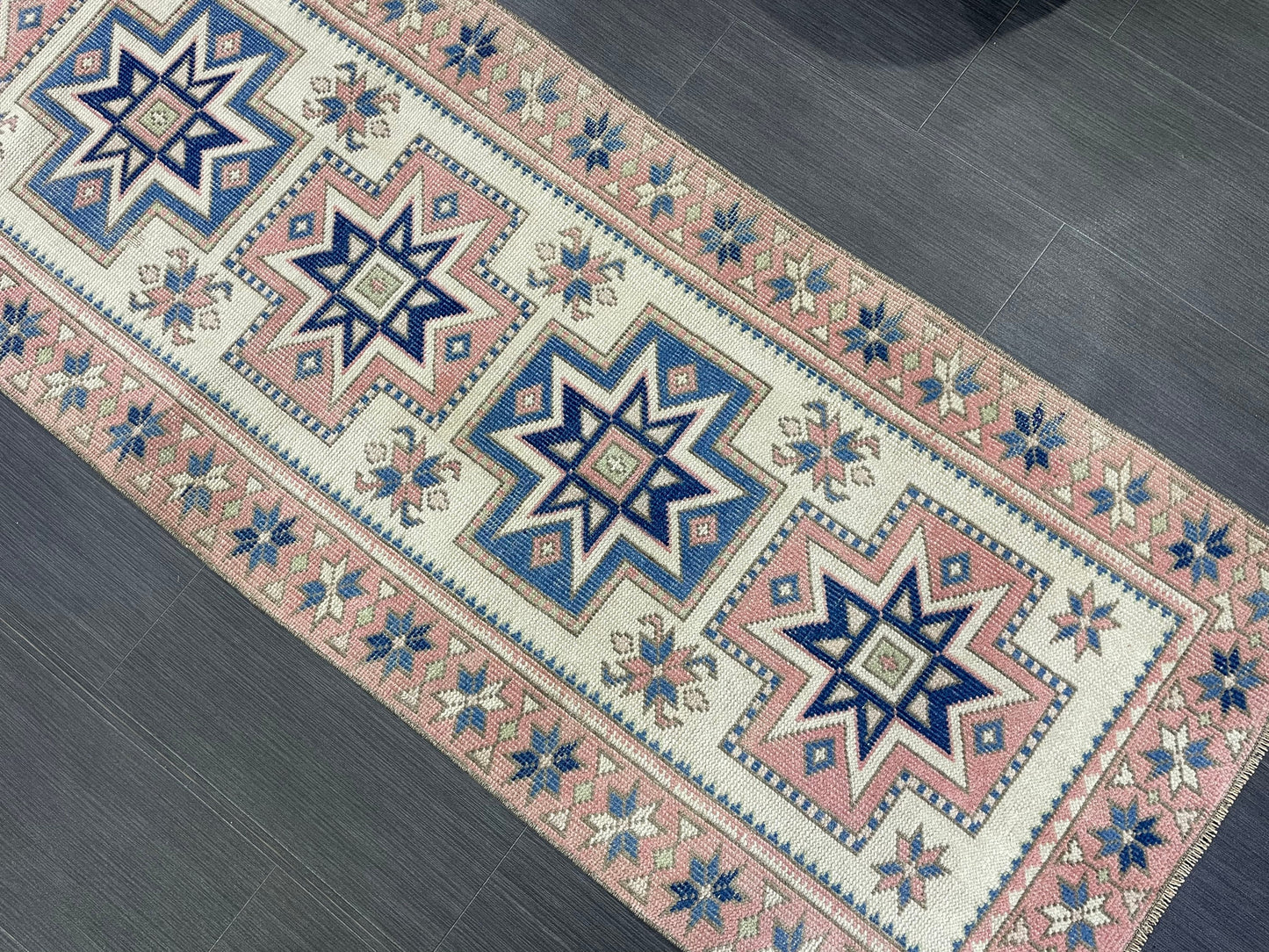 Vintage Persian Runner Rug 2.5 x 10.4 Antique Runner Rug Handmade Runner Staircase Runner Distressed Runner Wool Runner Rug Oriental Runner