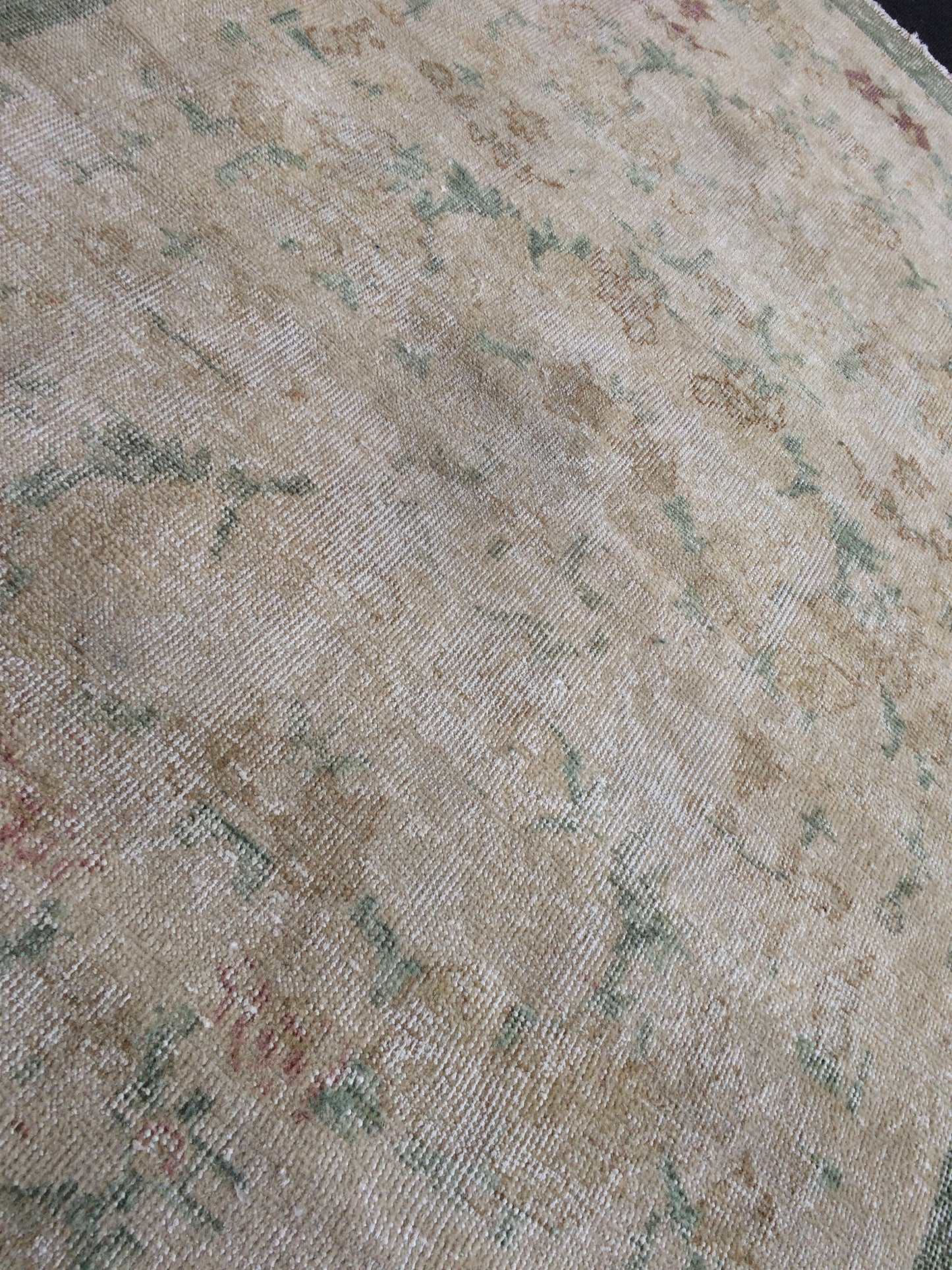 OUSHAK RUG TURKISH Oushak Rug Vintage Oushak Runner Rug Vintage Runner Rug Muted Wool Oushak Rug Hand Made Rugs