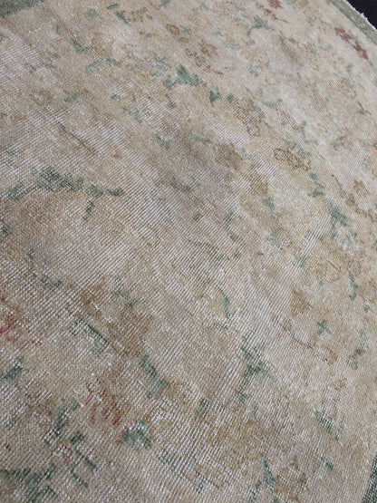 OUSHAK RUG TURKISH Oushak Rug Vintage Oushak Runner Rug Vintage Runner Rug Muted Wool Oushak Rug Hand Made Rugs