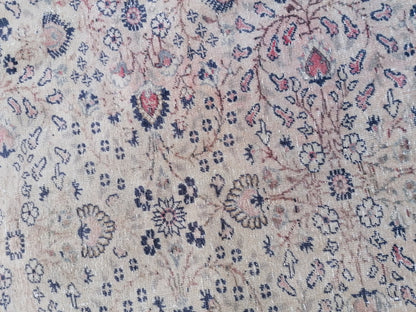 7.8 x 10.10 Vintage turkısh rug, vintage oushak rug, wool anatolian rug