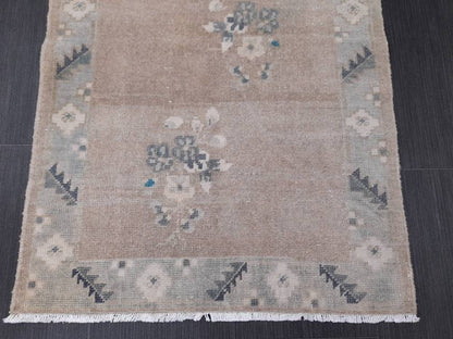 Small Turkish Rug Mini 2.3 x 3.6 Rug Small Area Rug Turkish Rug Oushak Rug Persian Hand Made Rug Oriental Vintage Rug Door Mat Rug