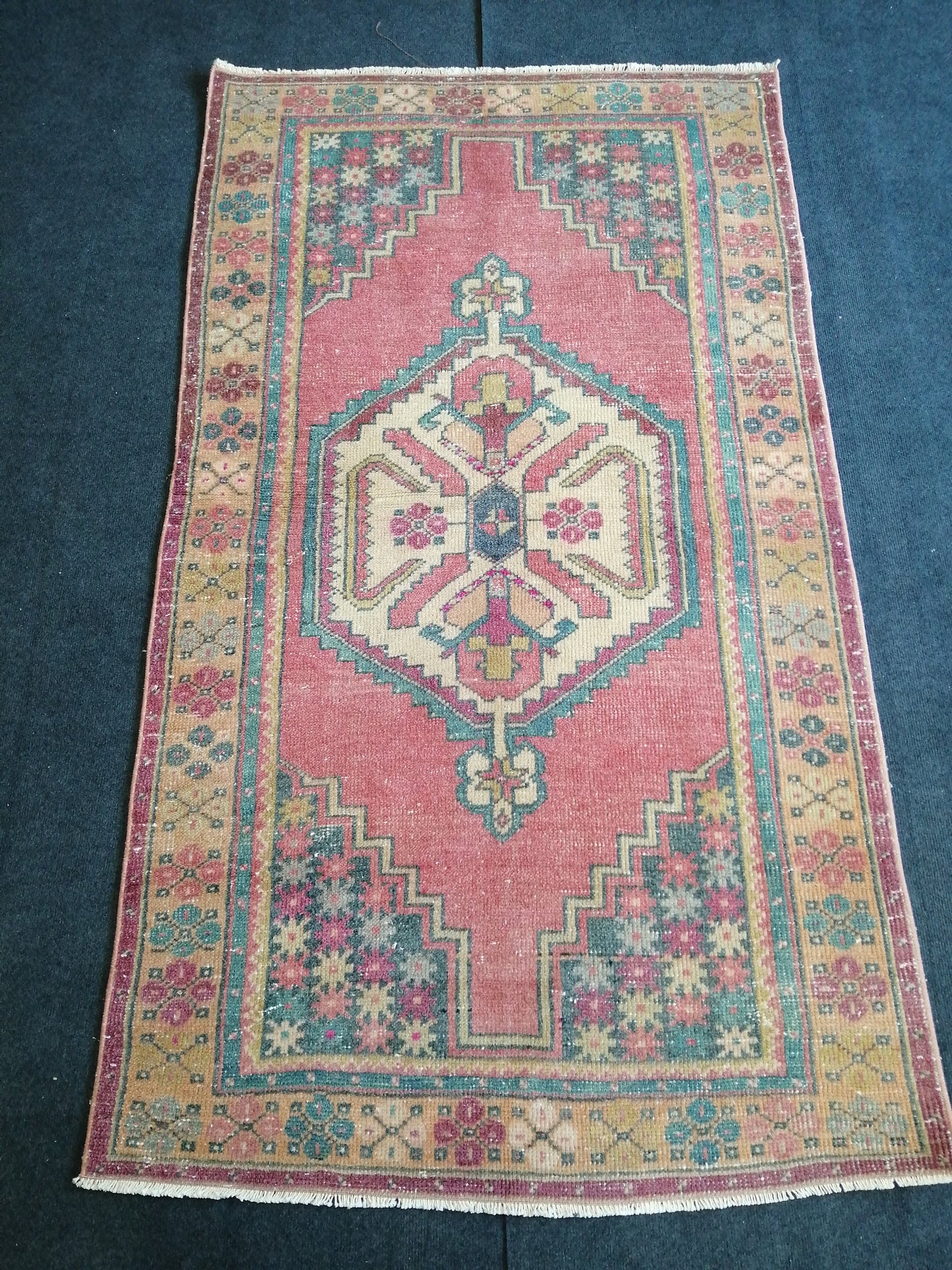 6.2 x 3.5 Rugs, Hand Made Rug, Oushak Rug, Rustic Rug, Boho Rug, Oriental Rug Runner, Turkish Rug, Farmhouse Rug, Vintage Rug, Wool rug