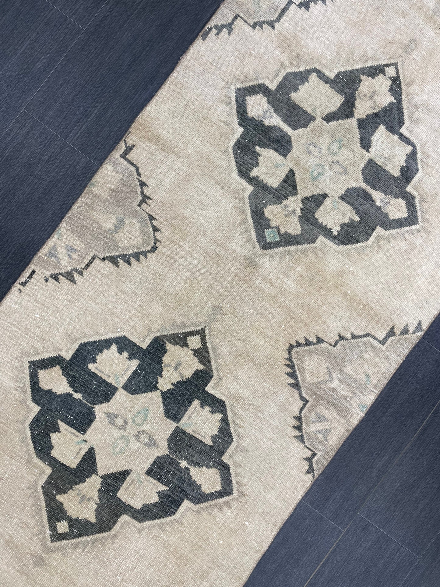 Oushak Runner 2.8 x 9.5 Rug Persian Runner Rug Wool Oushak Rug Antique Runner Rug Turkish Runner Rug Kitchen Runner Rug Hallway Runner Rug