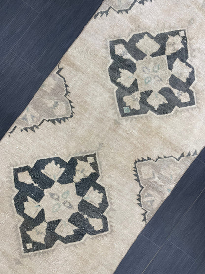 Oushak Runner 2.8 x 9.5 Rug Persian Runner Rug Wool Oushak Rug Antique Runner Rug Turkish Runner Rug Kitchen Runner Rug Hallway Runner Rug