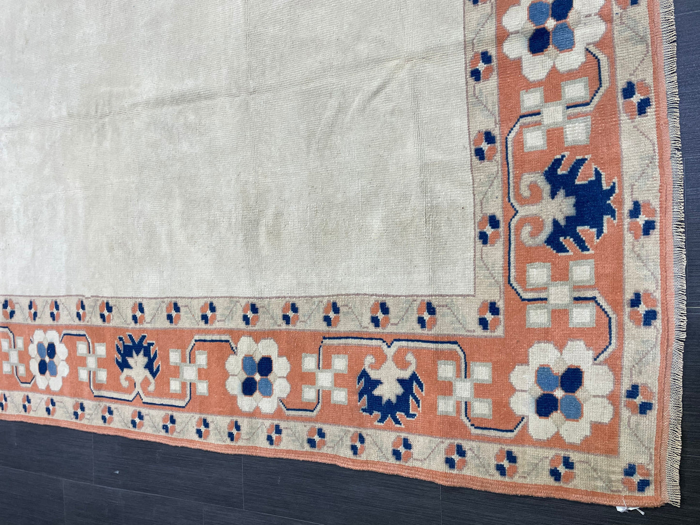 Muted Vintage RUG, Turkish Oushak Rug, Antique 5.9 x 8.7 Rug, Vintage Wool Rug, Handmade Rug, Hand Knotted Rug, Meditation Rug, Fun Rug