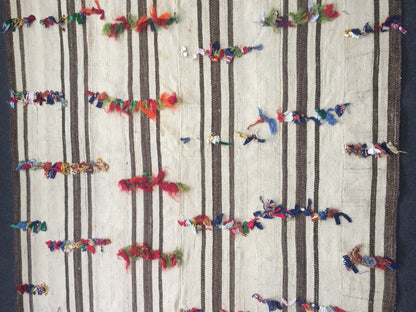 Turkish Flat Woven Runner Oushak Kilim Rugs Nomad Kilim Rug Boho Rug SHAGGY RUG Gypsy Rug Bohemian Rug Neutral Colors Flatwoven Rug Wool