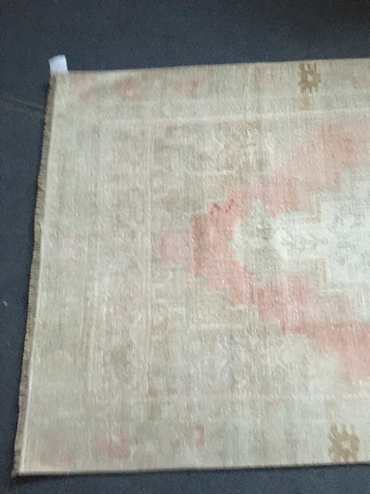 4x8 feet turkish anatolian kitchen rug, handmade vintage beige bedroom rug, living room rug ,bathroom rug