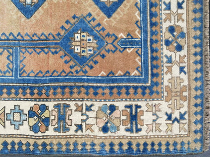 Vintage Oushak Rug 6.4 x 3.5 Vintage Rug Wool Antique Rug Hand Made Rugs Vintage Turkish Rug OUSHAK RUG TURKISH Oushak Rug