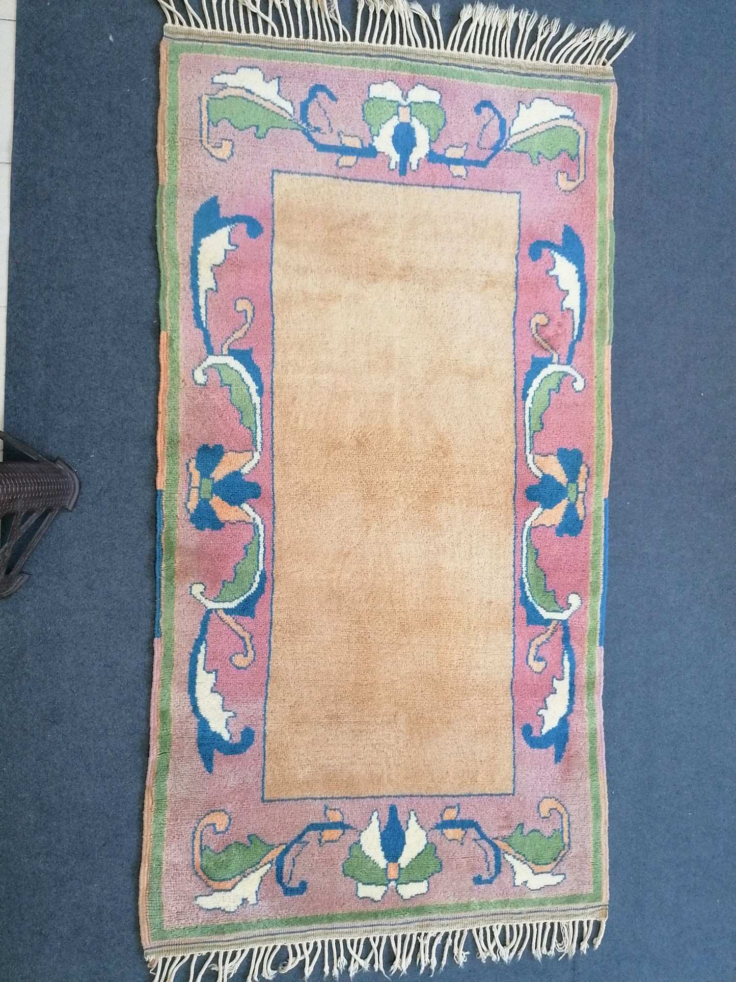 7'x3'11 vintage turkish rug, are wool rug,