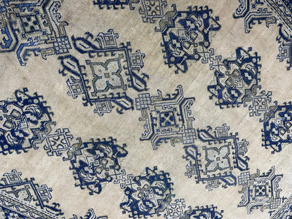 Antique Oushak RUG, Turkish 8.7 x 10.3 Rug, Hand Knotted Rug, Vintage Wool Rug, Oriental Rug Handmade Rug, Persian Rug