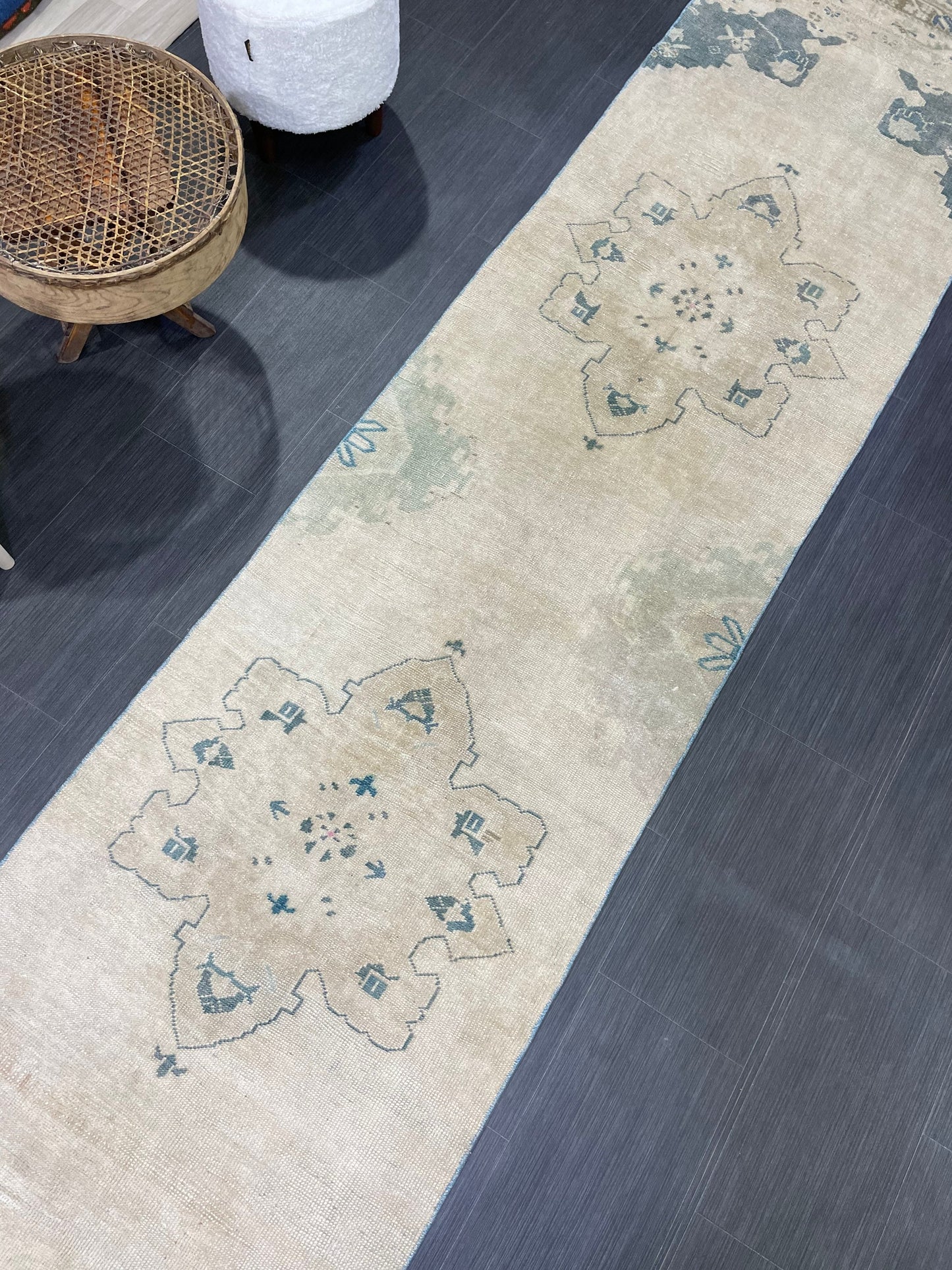 Antique Runner Rug, Persian 2.6 x 11.8 Runner Rug, Vintage Runner, Wool Runner Rug, Turkish Runner Rug, Kitchen Runner Rug, Hallway Runner