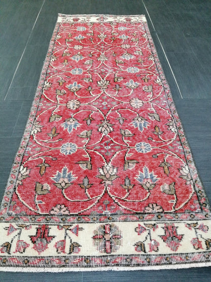 6.3 x 2.4 Oushak Runner Rug Turkish Runner Rug Vintage Runner Rug Hallway Runner Rug Kitchen Runner Rug Wool Runner Rug Wool Oushak Rug