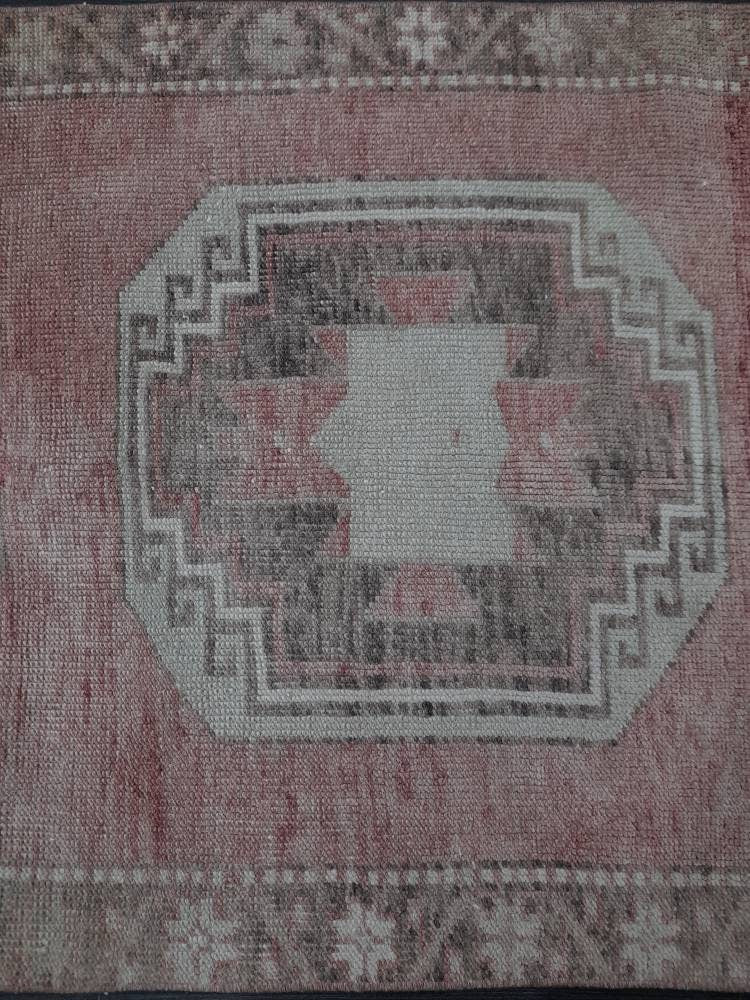 Muted Vintage Runner Rug 2.7 x 10.8 Muted Turkish Runner Rug Vintage Runner Rug Hallway Runner Rug Kitchen Runner Rug Hallway Runner Rug