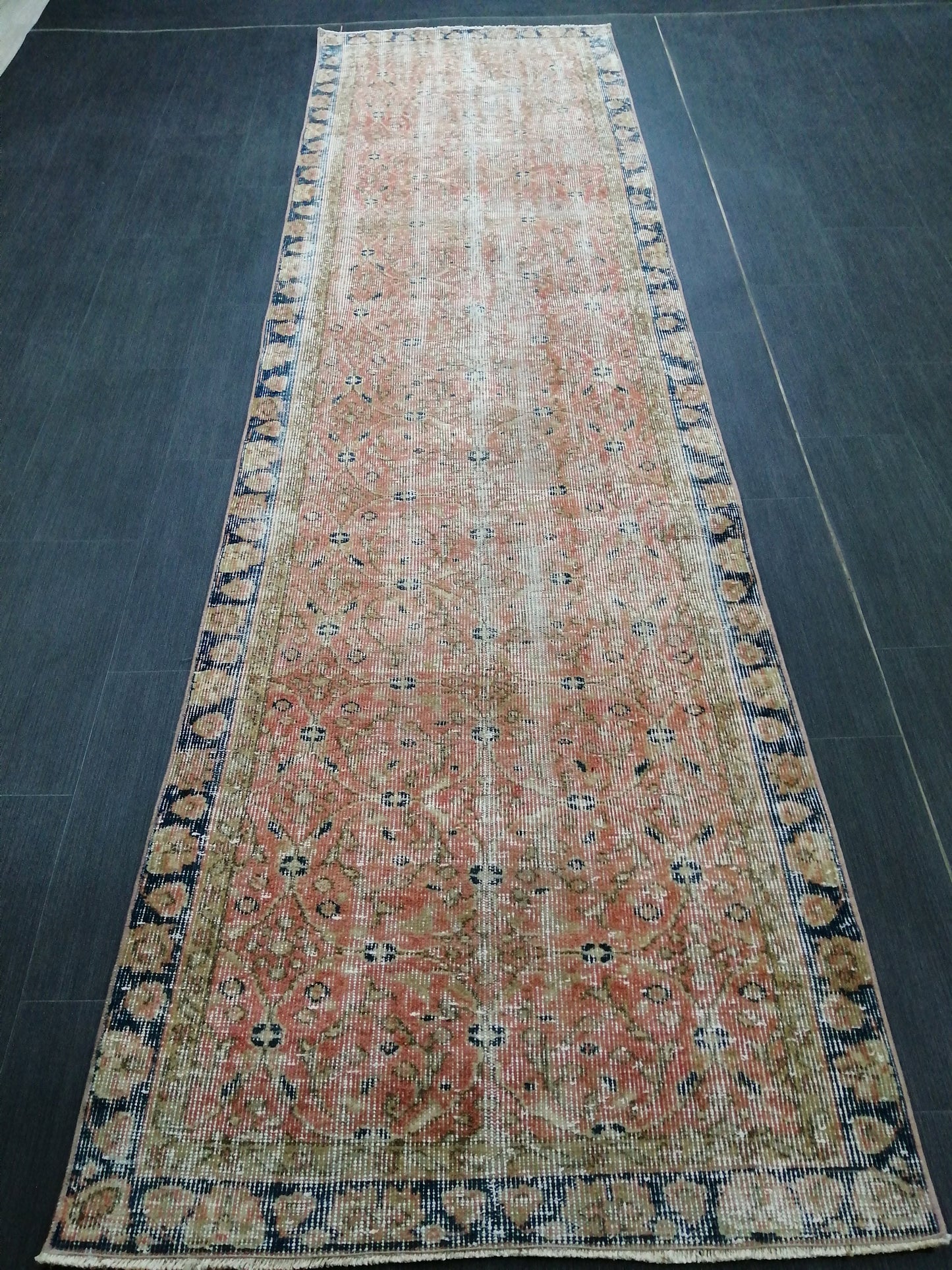 10.5 X 2.10 Oushak Runner Rug Turkish Runner Rug Vintage Runner Rug Hallway Runner Rug Kitchen Runner Rug Wool Runner Rug Wool Oushak Rug