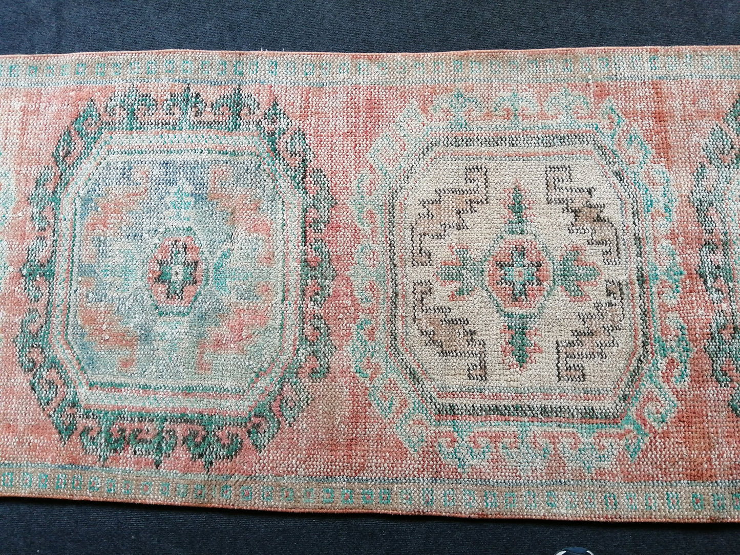 11.6 x 2.10 Oushak Runner Rug Turkish Runner Rug Vintage Runner Rug Hallway Runner Rug Kitchen Runner Rug Wool Runner Rug Wool Oushak Rug