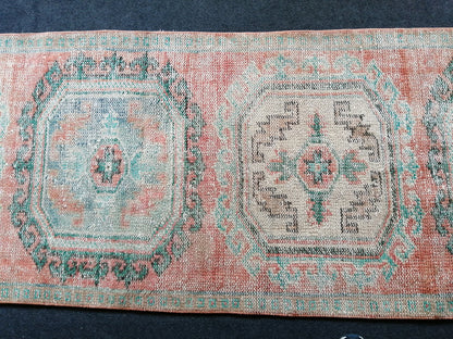 11.6 x 2.10 Oushak Runner Rug Turkish Runner Rug Vintage Runner Rug Hallway Runner Rug Kitchen Runner Rug Wool Runner Rug Wool Oushak Rug