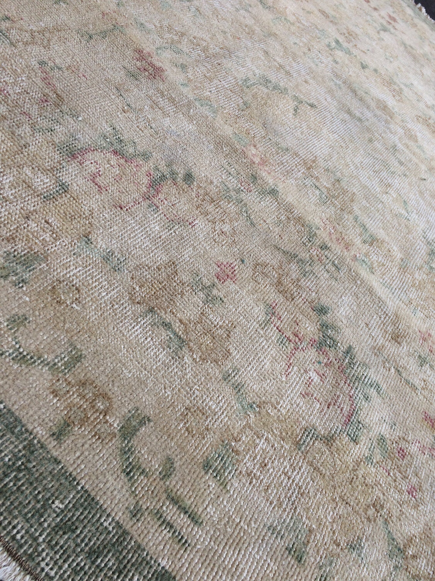 OUSHAK RUG TURKISH Oushak Rug Vintage Oushak Runner Rug Vintage Runner Rug Muted Wool Oushak Rug Hand Made Rugs