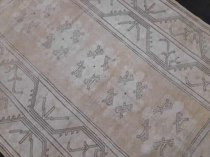 Muted Vintage RUG 5.2 x 8.3 Turkish Rug Antique Rug