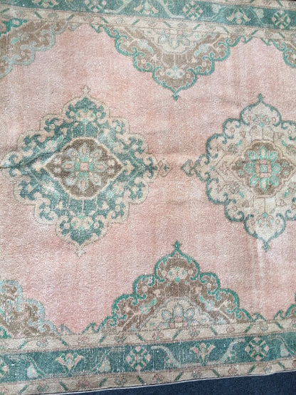 Oushak Runner 5 x 12.5 Rug Turkish Runner Rug Vintage Runner Rug Hallway Runner Rug Kitchen Runner Rug Wool Runner Rug Wool Oushak Rug