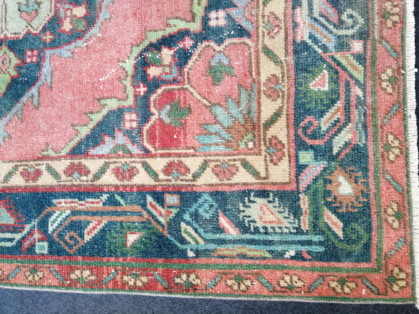 Handmade Runner Rug Turkish Runner 4.7 x 11.5 Rug Vintage Runner Rug Hallway Runner Rug Kitchen Runner Rug Wool Runner Rug Wool Oushak Rug