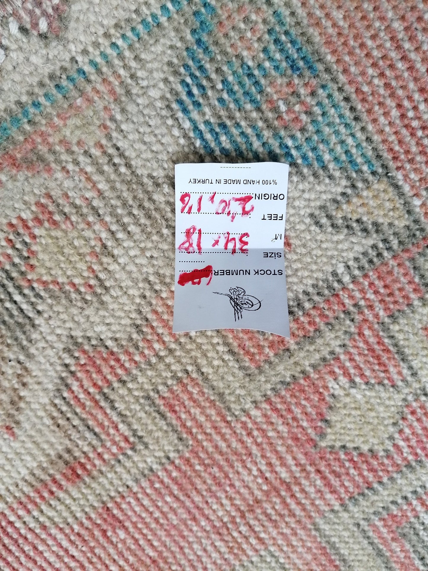 Oushak turkish small  rug,turkish rug,oushak rug,vintage rug,kitchen rug,vintage oushak rug, vintage anatolian rug,unique hand made 2'10x1'6