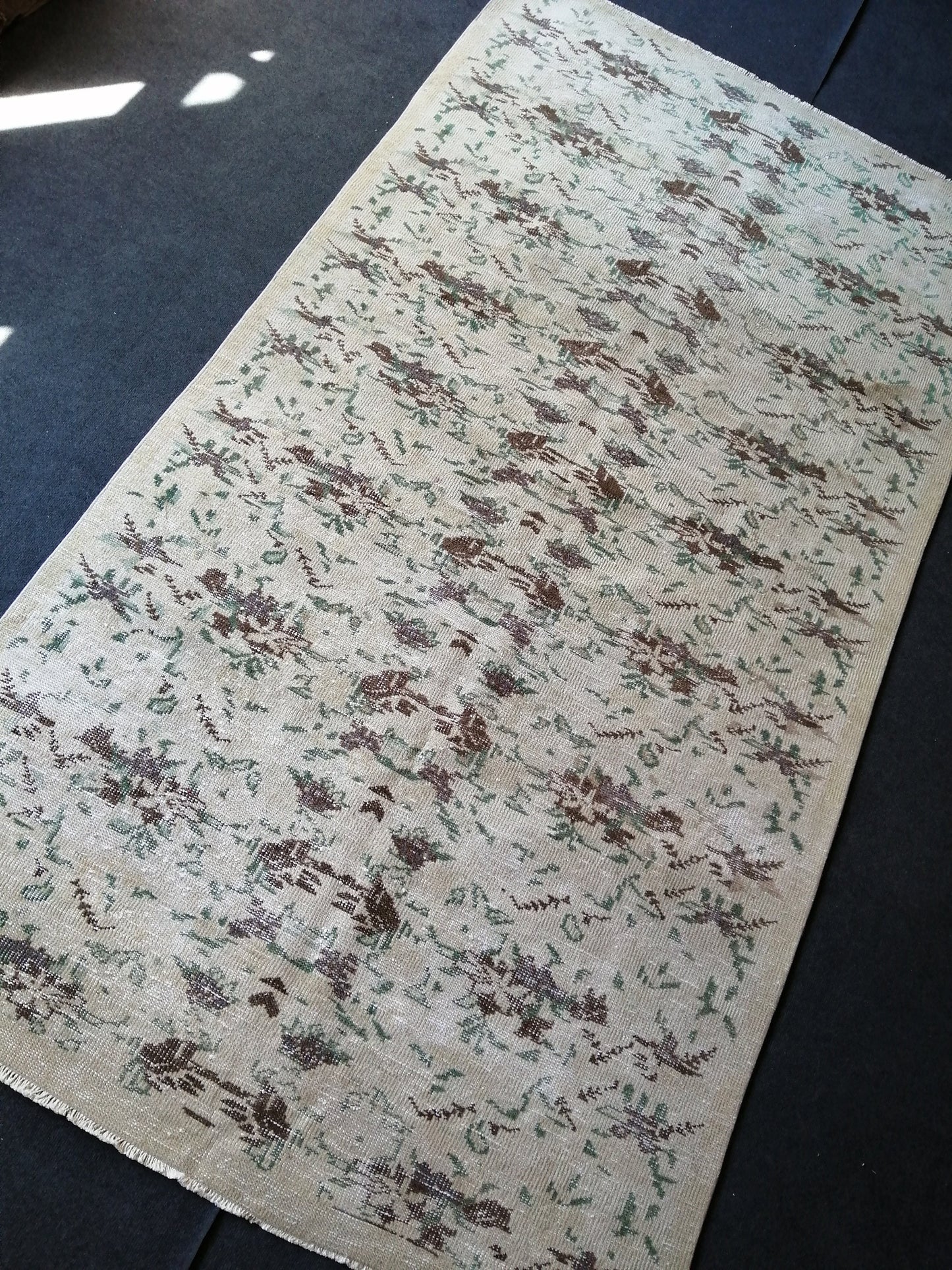 5 x 9.3 Floral Rug, Oushak Rug, Turkish Rug, Hand Made Rug,Oushak antique Rug,Hand woven Rug,Weaving Rug,Ethnic Rug,Kitchen Rug