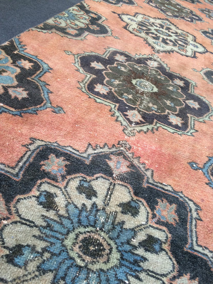 11.4 x 3.2 Turkish Runner Rug Vintage Runner Rug Hallway Runner Rug Oushak Runner Rug  Kitchen Runner Rug Wool Runner Rug Wool Oushak Rug