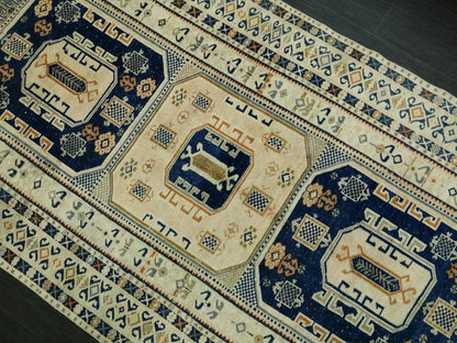 Vintage Hand Made Rug, 4.7x10 Oushak Rug, Turkish Rugs, Bohemian Rug, Persian Rug  Turkish Rug, 5x10 Rug, Vintage Rug Wool Rug Oriental Rug