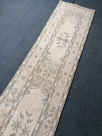 2 x 12.7 runner rug, patchwork runner rug, turkish runner rug, vintage runner rug,