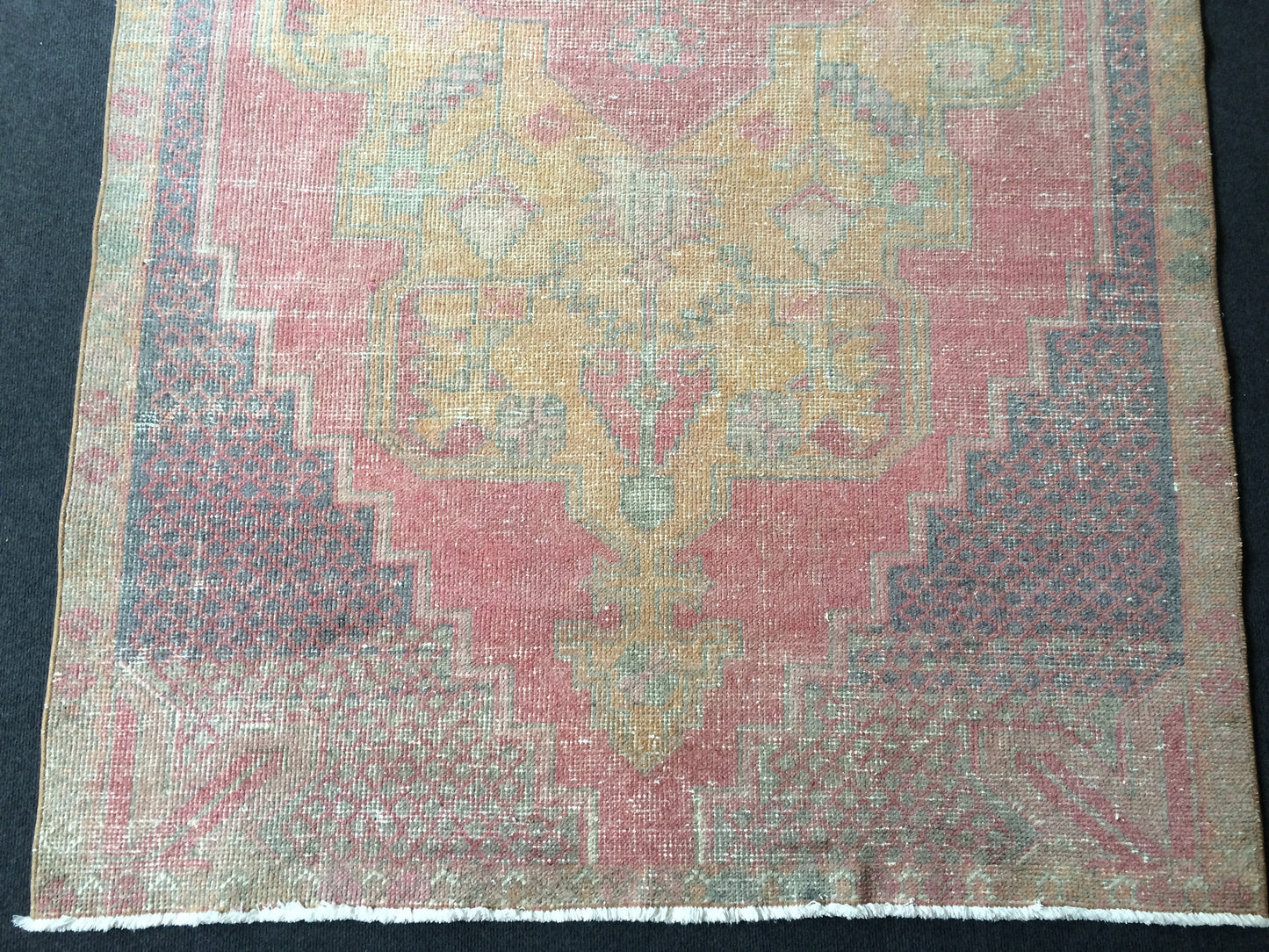 Vintage Rugs  TURKISH HAND MADE Rugs   Vintage Turkish Rugs   Oushak Rug   Traditional Rug, Turkish Oushak Rug, Vintage Oushak Rug, Wool Rug