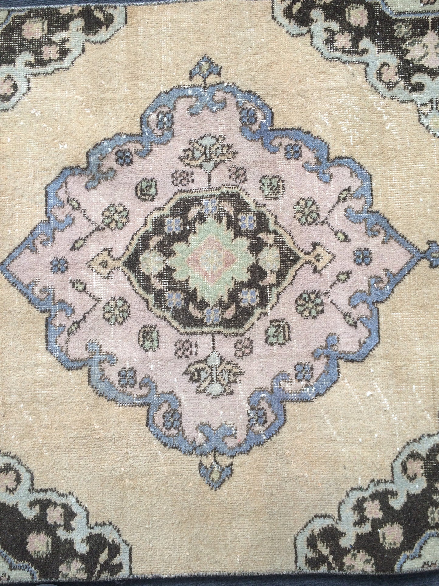 12.2 x 3 Oushak Runner Rug Turkish Runner Rug Vintage Runner Rug Hallway Runner Rug Kitchen Runner Rug Wool Runner Rug Oushak Runner