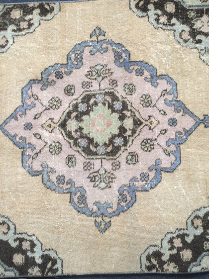 12.2 x 3 Oushak Runner Rug Turkish Runner Rug Vintage Runner Rug Hallway Runner Rug Kitchen Runner Rug Wool Runner Rug Oushak Runner