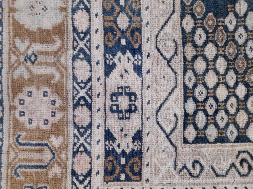 Wool Oushak Rug Vintage Rug Muted Vintage 5 x 6.8 Rug Wool Oriental Rug Hand Made Rug Vintage Turkish Rug 5x7 Muted Persian Wool Rug