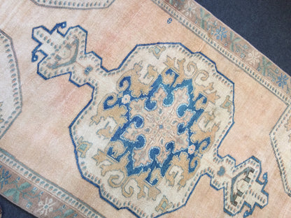 OUSHAK RUG TURKISH Oushak Rug Vintage Rug Turkish Rugs Wool Oushak Rug Hand Made Rugs Vintage Turkish Rug