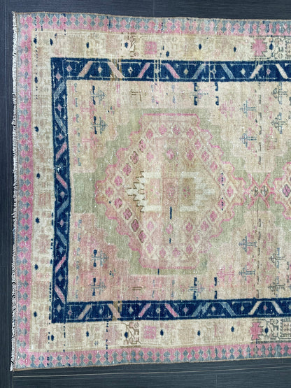 Vintage Persian Runner 3.4 x 10.6 Rug Turkish Runner Rug Handmade Runner Staircase Runner Kitchen Runner Rug Wool Runner Rug Oriental Runner