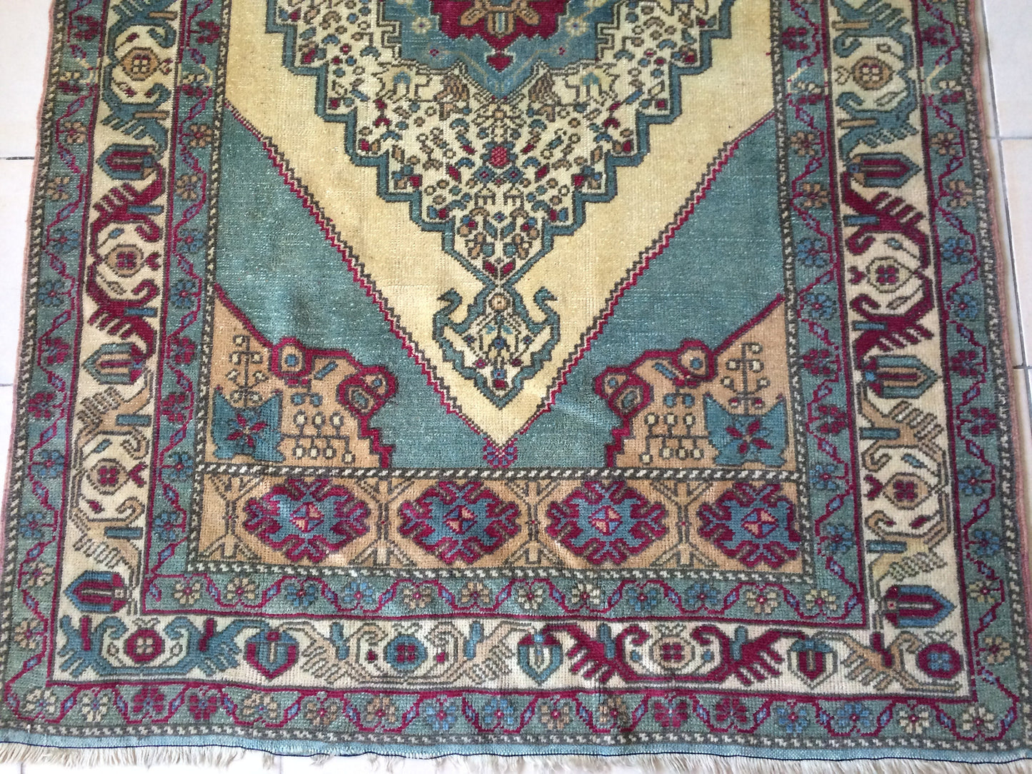 Turkish Rugs,  Oushak Rug, Hand Knotted Rug, Wool Persian Rug,Handmade Rug, Wool Turkish Rug, Vintage Farmhouse Rug, Vintage Rug, Floor Art