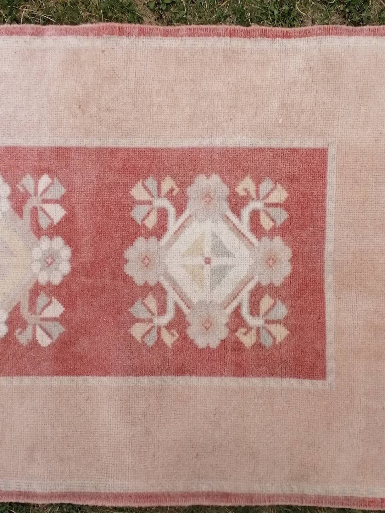 Hallway wool runner 2'5x8'9 turkish runner rug, vintage handmade runner rug, kitchen runner