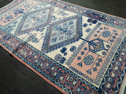 Oriental RUG TURKISH Antique Rug Vintage 5.8 x 3.2 Oushak Rug Vintage Rug Wool Oushak Rug Hand Made Rug Vintage Turkish Rug