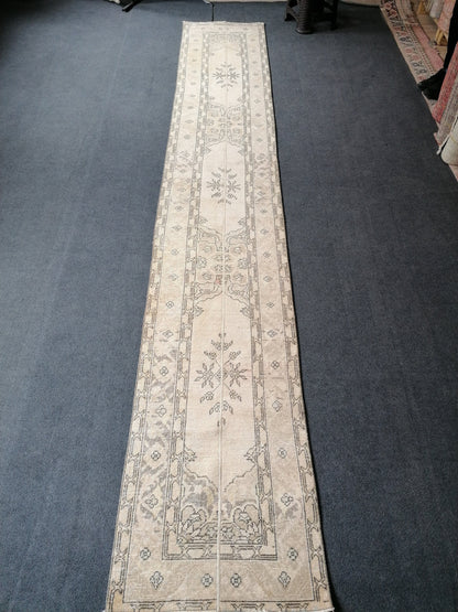 2 x 12.7 runner rug, patchwork runner rug, turkish runner rug, vintage runner rug,