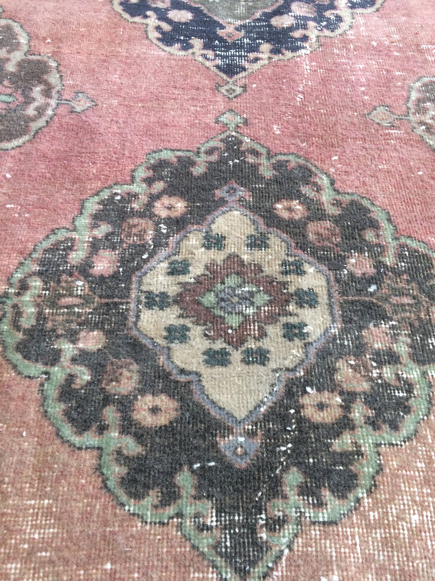 8.6 x 3.3 Oushak Runner Rug Turkish Runner Rug Vintage Runner Rug Hallway Runner Rug Kitchen Runner Rug Wool Runner Rug Wool Oushak Runner