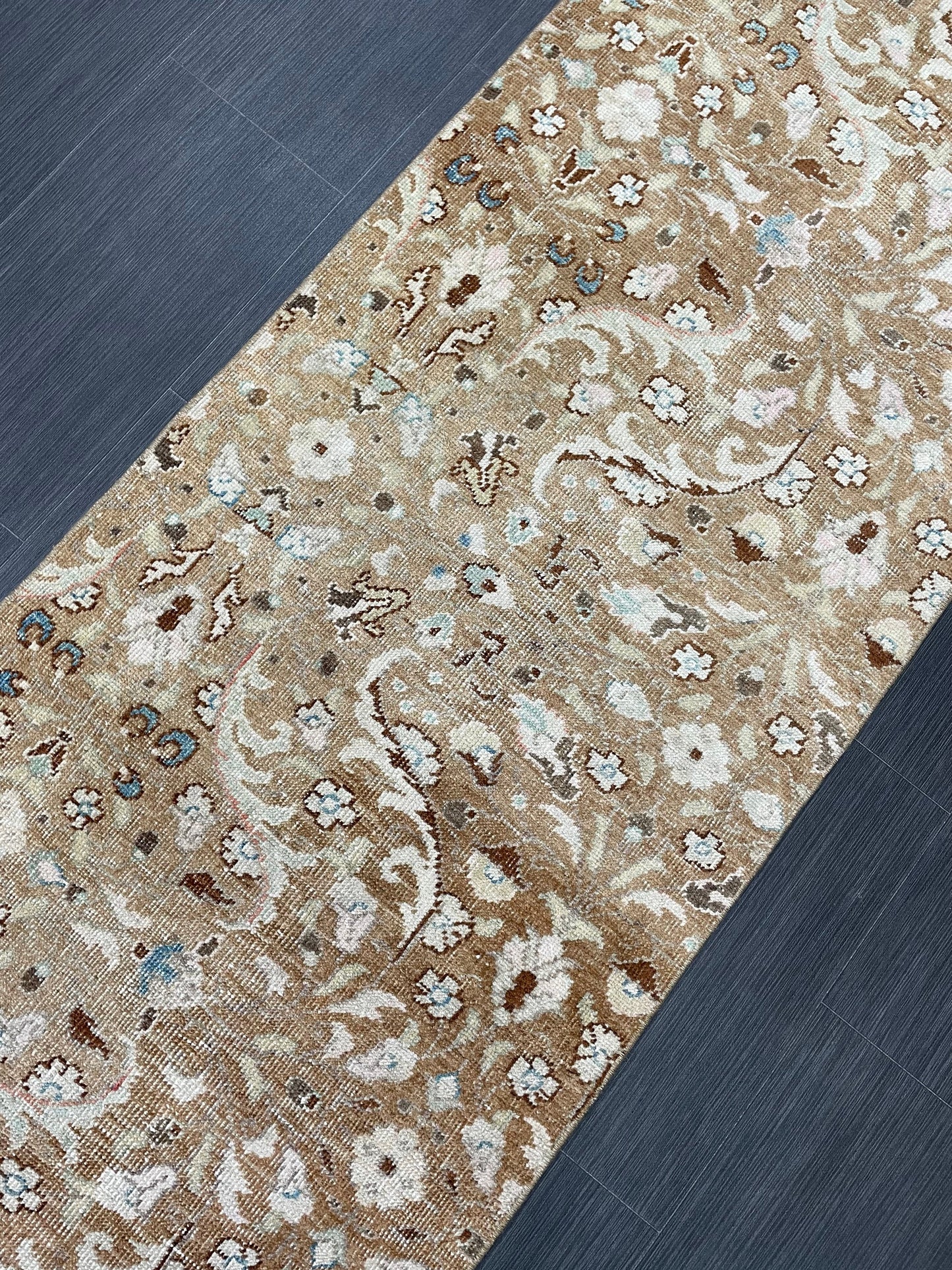 Oriental Runner Rug Turkish Runner Rug Vintage Runner Rug 2.4 x 8.5 Hallway Runner Rug Kitchen Runner Rug Wool Floral Runner Rug