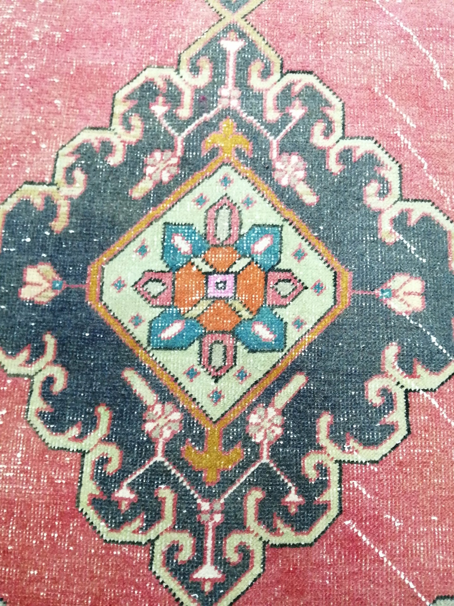 10.9 X 4.8 Oushak Runner Rug Turkish Runner Rug Vintage Runner Rug Hallway Runner Rug Kitchen Runner Rug Wool Runner Rug Wool Oushak Rug