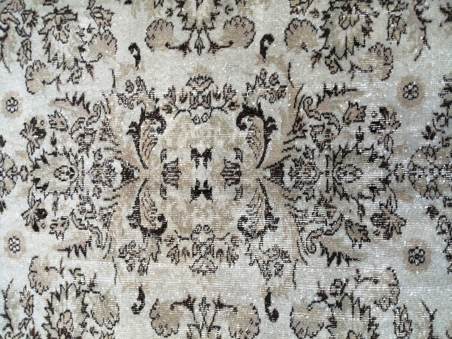 10 x 6.4  Floral Rugs, Hand Made Rug, Oushak Rug, Rustic Rug, Bohemian Rug, Muted Rug , Turkish Rug, Farmhouse Rug, Vintage Rug, Wool rug