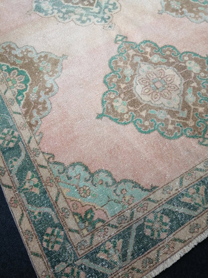 Oushak Runner 5 x 12.5 Rug Turkish Runner Rug Vintage Runner Rug Hallway Runner Rug Kitchen Runner Rug Wool Runner Rug Wool Oushak Rug