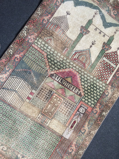 Rugs, Tapestry  Rug, Konya Mevlana Rug, Rumi  Rug, Bohemian Rug, Rug Runner, Turkish Rug, Farmhouse Rug, Vintage Rug, Wool rug