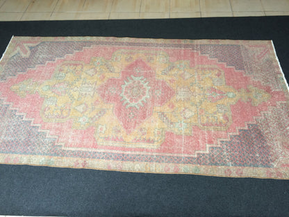 Vintage Rugs  TURKISH HAND MADE Rugs   Vintage Turkish Rugs   Oushak Rug   Traditional Rug, Turkish Oushak Rug, Vintage Oushak Rug, Wool Rug
