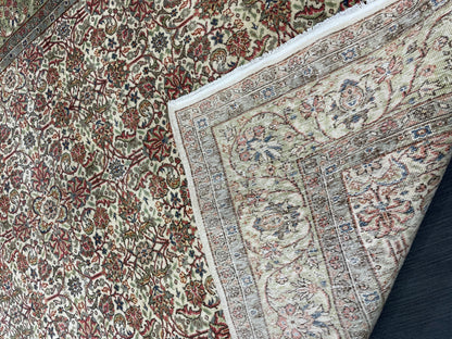 Persian RUG Hand Knotted 5.5 x 8.5 Rug Vintage Oushak Rug Vintage Quality Rug Wool Fine Knotted Rug Handmade Rug Vintage Turkish Rug