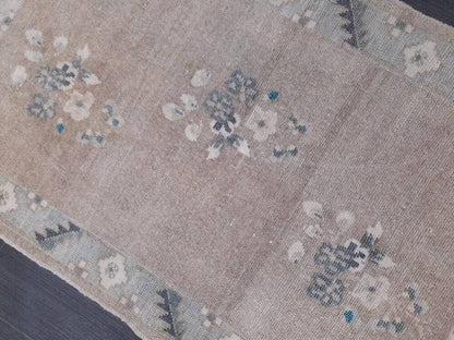 Small Turkish Rug Mini 2.3 x 3.6 Rug Small Area Rug Turkish Rug Oushak Rug Persian Hand Made Rug Oriental Vintage Rug Door Mat Rug